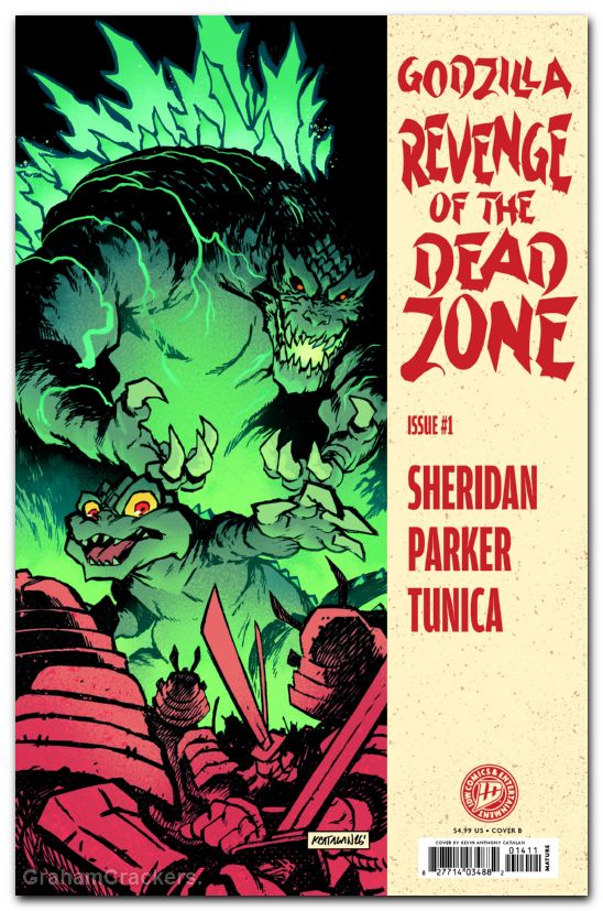 Godzilla Revenge Of The Deadzone #1 (2026) cover b catalan homage variant