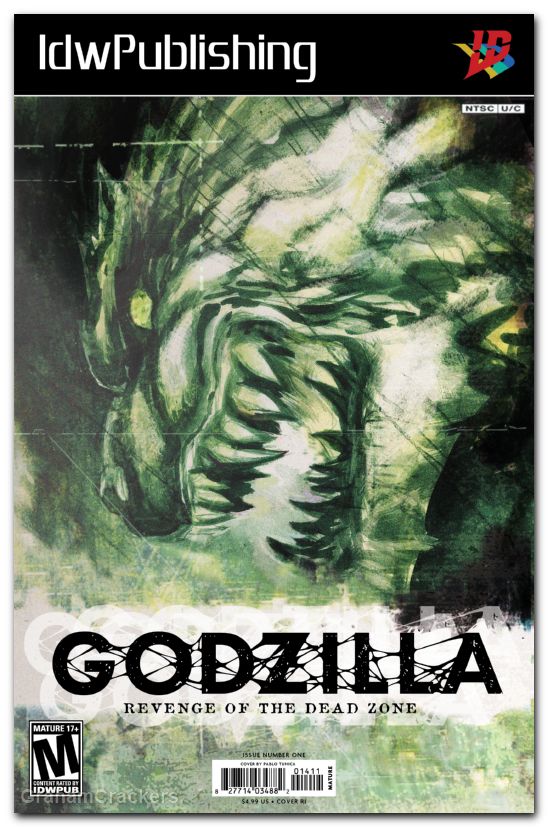 Godzilla Revenge Of The Deadzone #1 (2026) cover e tunica videogame homage variant
