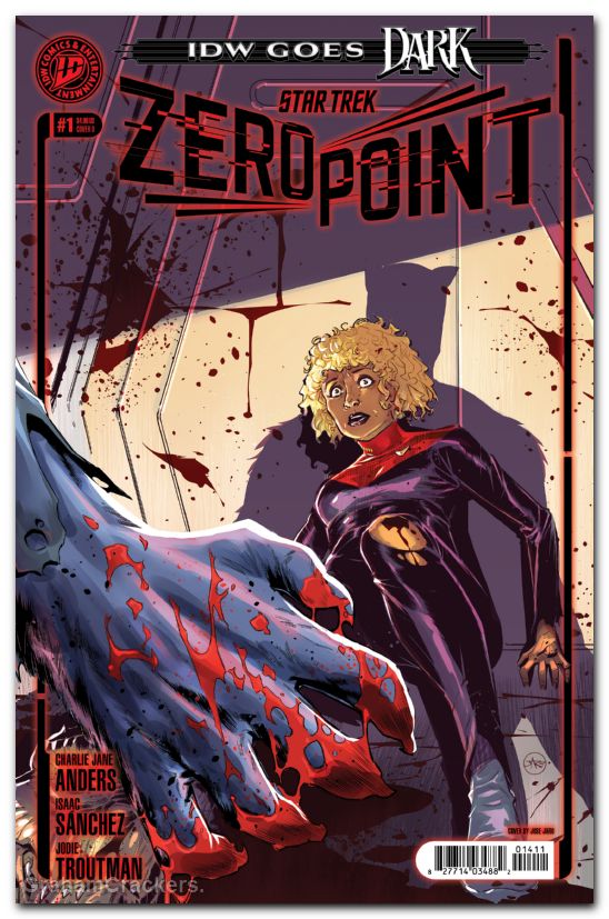 Star Trek Zero Point #1 (2026) cover d jaro idw goes dark variant