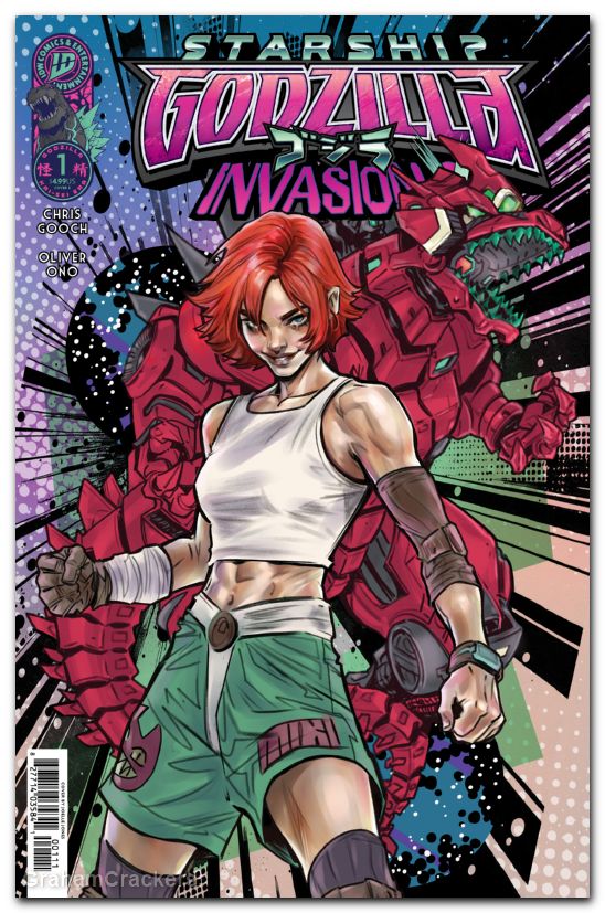Starship Godzilla Invasion X #1 (2026) cover b jones variant