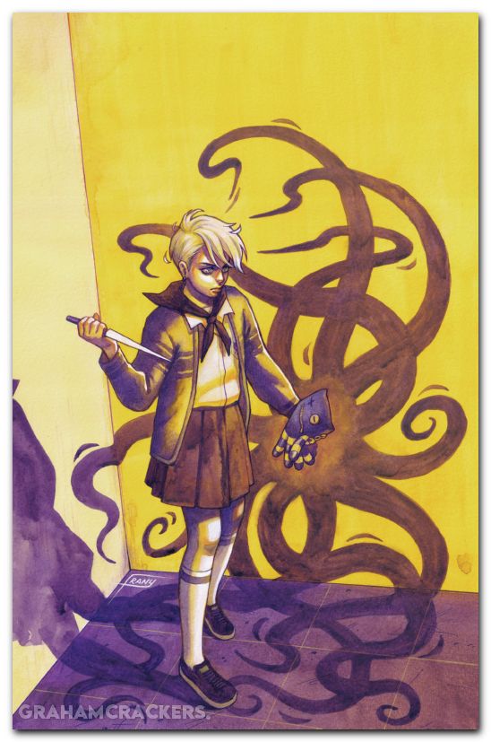 Something Is Killing The Children #45 cover e frany boom 20th anniversary virgin variant