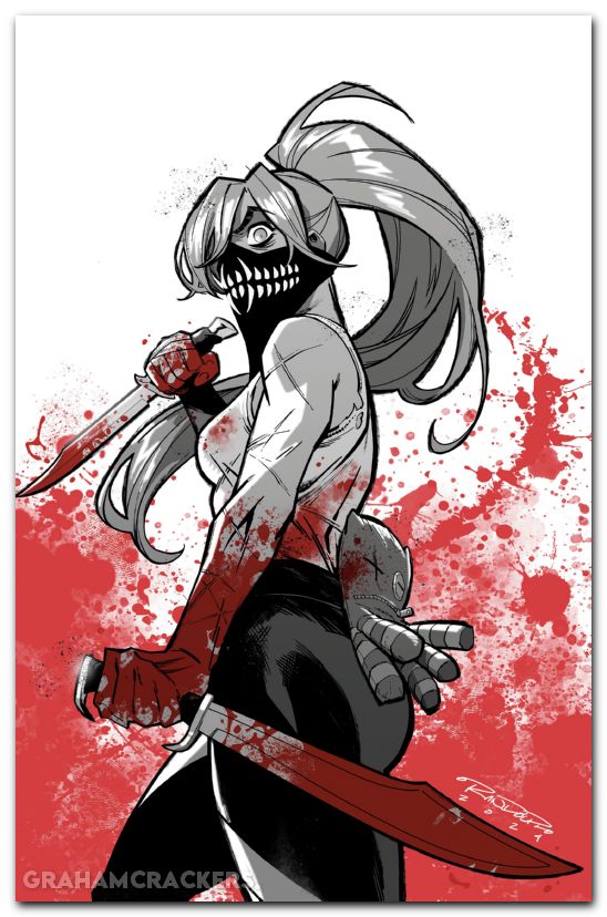 Something Is Killing The Children #45 cover g randolph b&w virgin variant