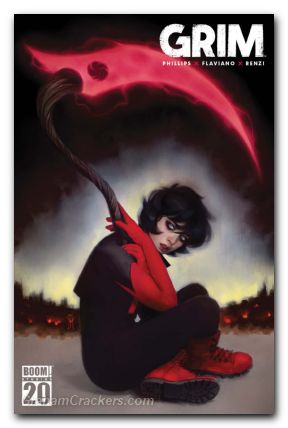 Grim #22 cover e mercado boom 20th anniversary variant