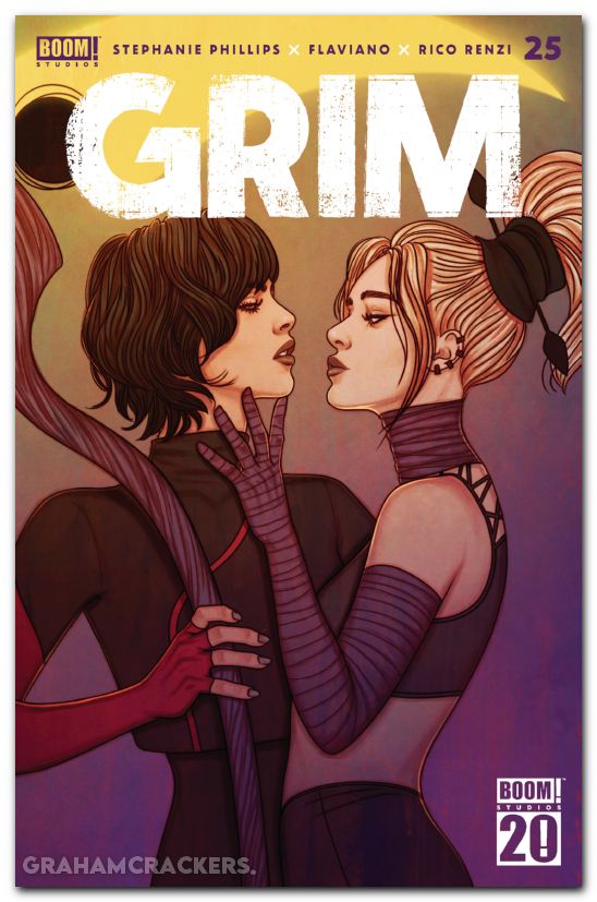 Grim #25 cover d frison boom 20th anniversary variant