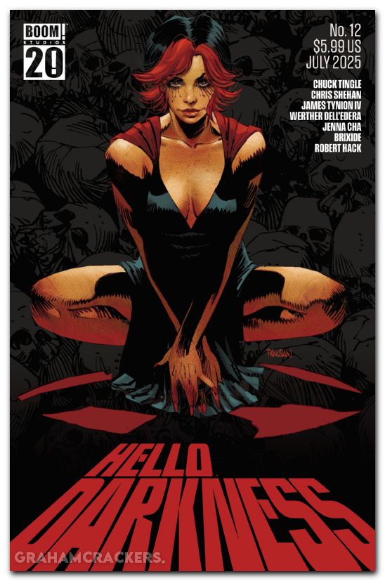 Hello Darkness #12 cover d panosian boom 20th anniversary variant