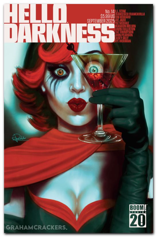 Hello Darkness #14 cover d puebla boom 20th anniversary variant