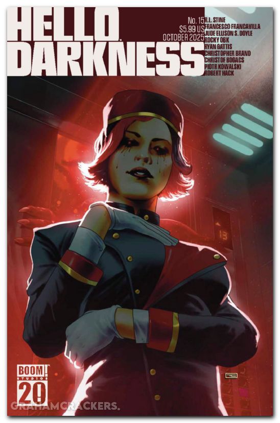 Hello Darkness #15 cover d clarke boom 20th anniversary variant