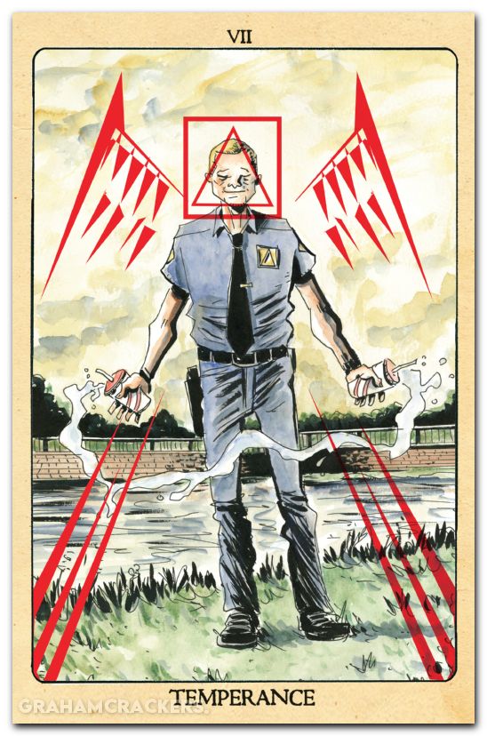 Minor Arcana #7 cover d lemire tarot card variant