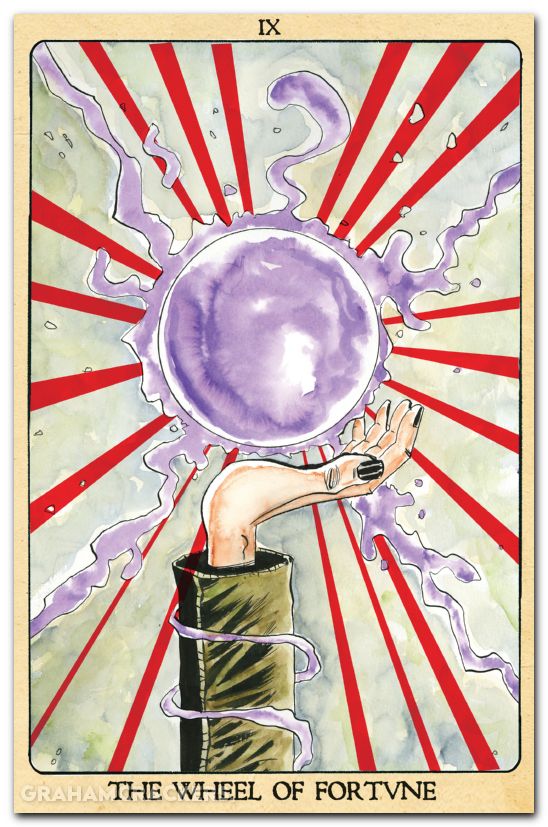Minor Arcana #9 cover d lemire tarot card virgin variant