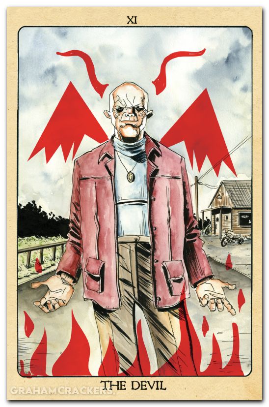 Minor Arcana #11 cover c lemire tarot card virgin variant