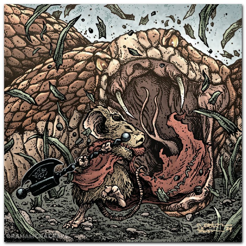 Mouse Guard Dawn Of The Black Axe #2 cover c eastman virgin variant