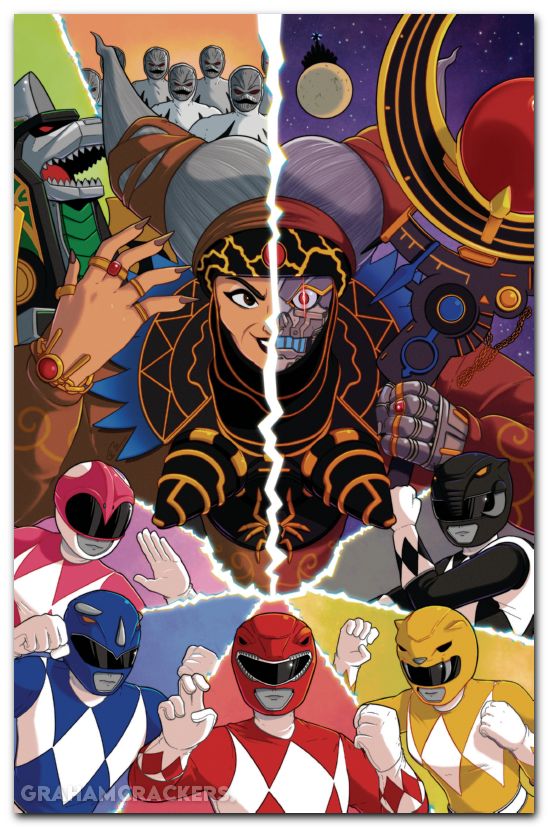 Mighty Morphin Power Rangers Ritas Rewind #1 (2025) cover f gregson virgin unlockable variant