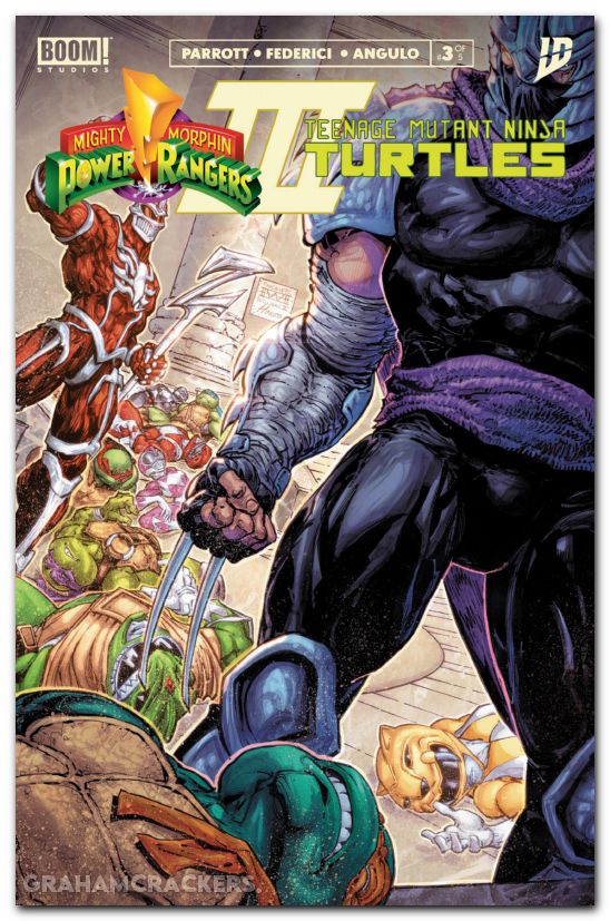 Power Rangers Teenage Mutant Ninja Turtles III #3 (2025) cover b williams variant