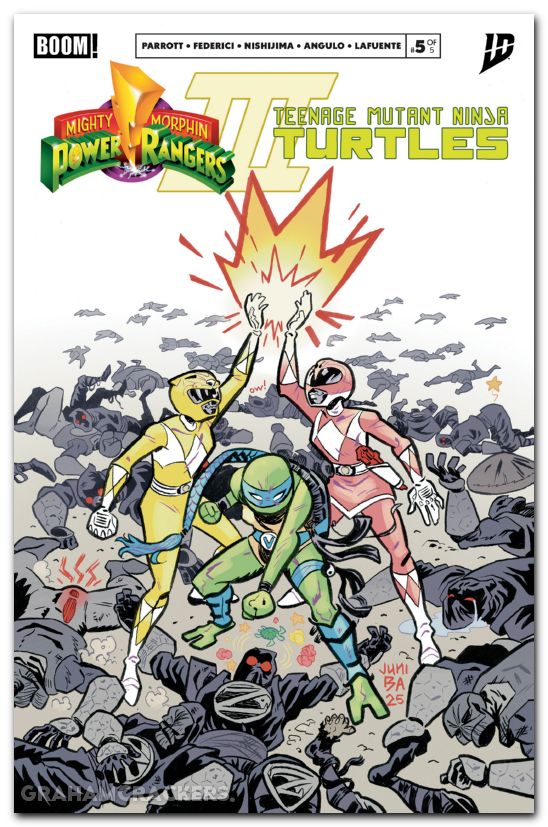 Power Rangers Teenage Mutant Ninja Turtles III #5 (2025) cover b ba variant