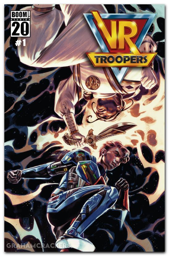 VR Troopers Power Rangers Flipbook Facsimile Edition #1 cover b valerio variant
