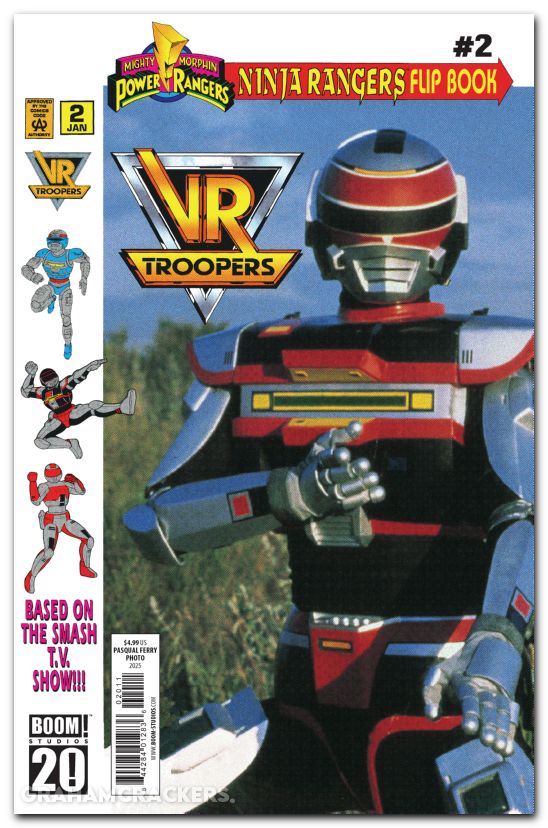 VR Troopers Power Rangers Flipbook Facsimile Edition #2 cover a