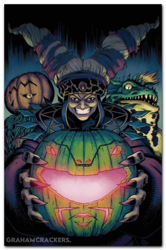 Mighty Morphin Power Rangers Halloween Special #1 (2025) cover e roche virgin variant