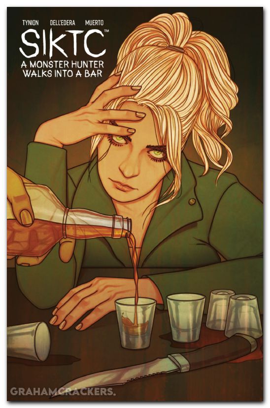 Something Is Killing The Children A Monster Hunter Walks Into A Bar #1 cover c frison boom 20th anniversary variant