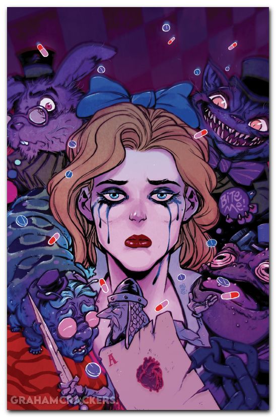 Alice Forever After #1 (2026) cover e dialynas boom 20th anniversary virgin variant