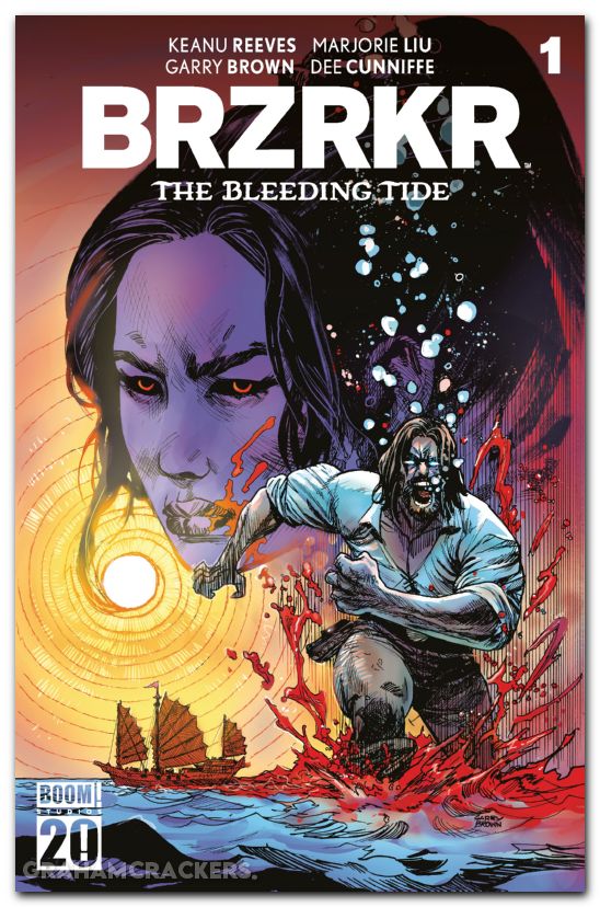 Brzrkr The Bleeding Tide #1 (2025) cover d brown foil variant