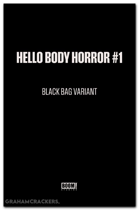 Hello Body Horror #1 (2026) cover c wayshak black bag variant