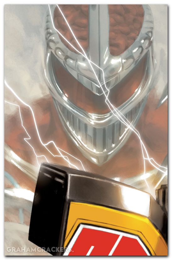 Mighty Morphin Power Rangers #1 (2026) cover c mercado megazord connecting virgin variant