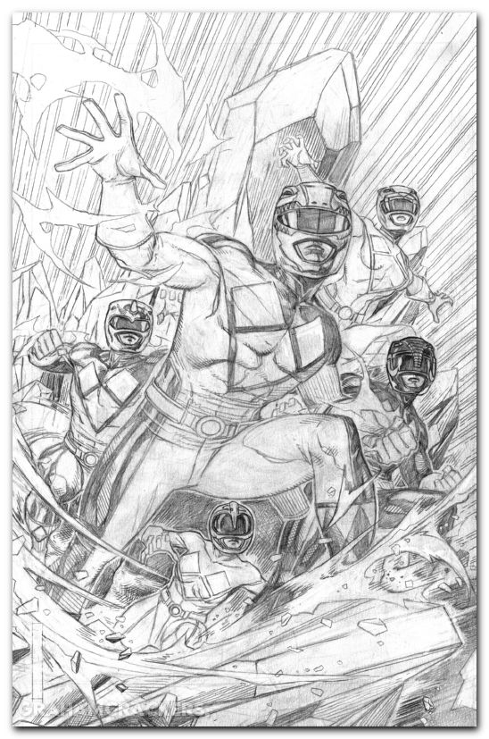 Mighty Morphin Power Rangers #1 (2026) cover m cheung virgin variant