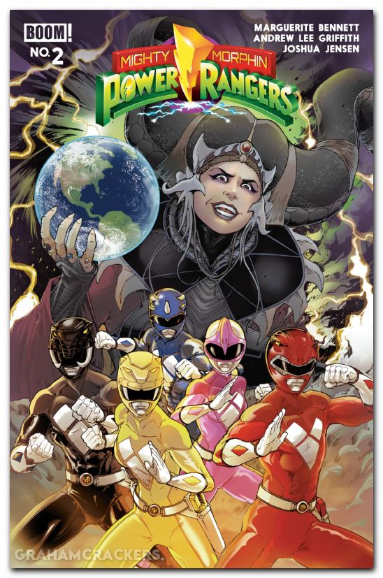 Mighty Morphin Power Rangers #2 (2026) cover b griffith variant