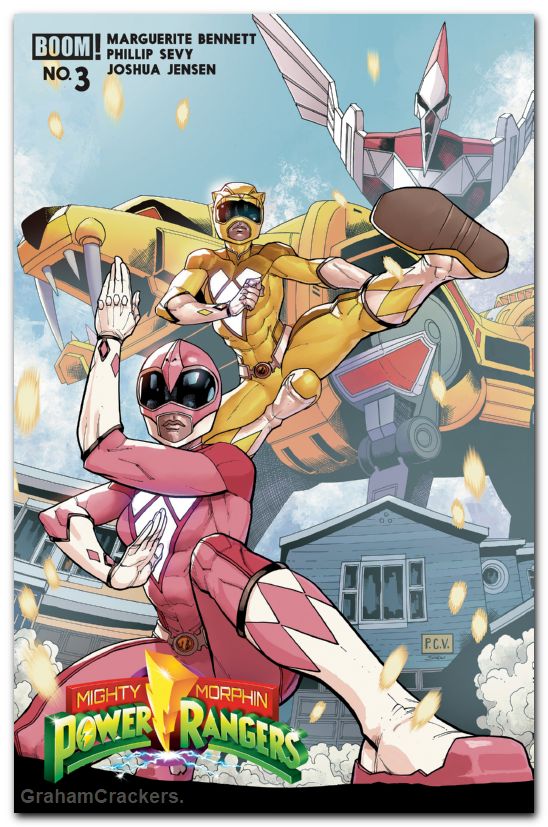 Mighty Morphin Power Rangers #3 (2026) cover b sevy variant