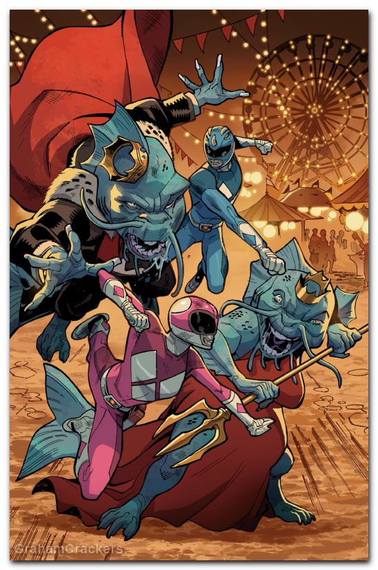Mighty Morphin Power Rangers #4 (2026) cover e balam foil virgin variant