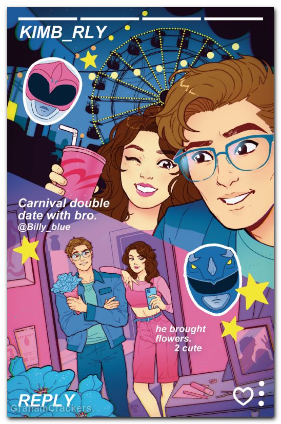 Mighty Morphin Power Rangers #4 (2026) cover g ganucheau virgin variant