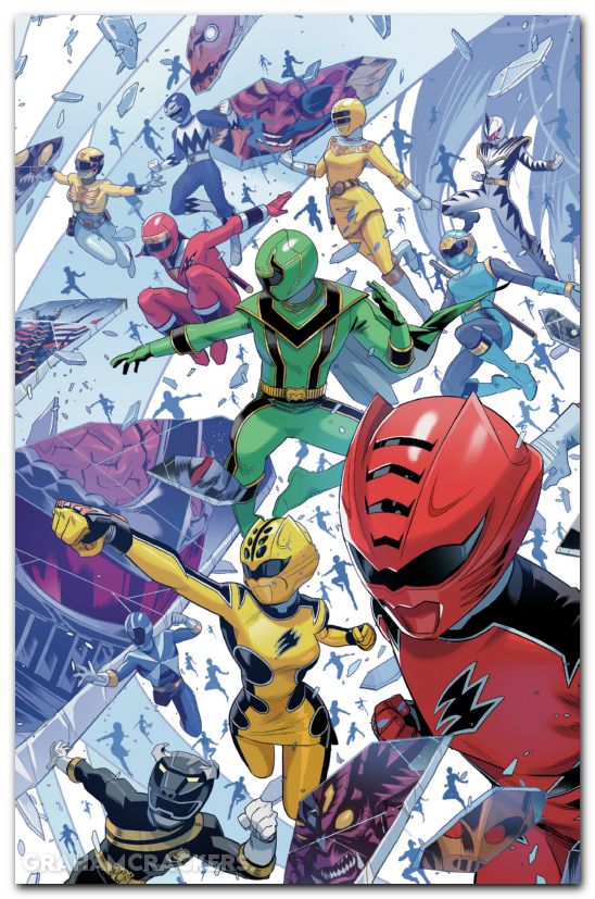 Power Rangers Unlimited #1 (2026) cover c zonno every ranger ever connecting variant