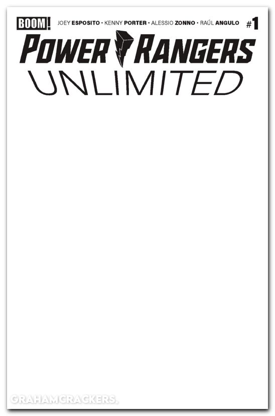 Power Rangers Unlimited #1 (2026) cover d blank sketch variant