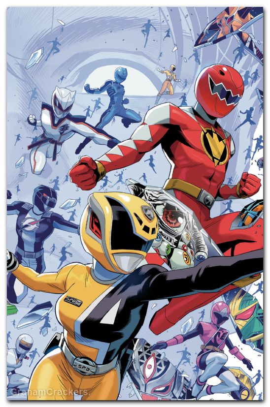 Power Rangers Unlimited #3 (2026) cover c zonno every ranger ever connecting virgin variant