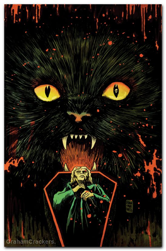 Stuff Of Nightmares The Cat In The Coffin #1 (2026) cover d francavilla gitd virgin variant