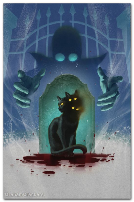 Stuff Of Nightmares The Cat In The Coffin #1 (2026) cover e murakami gitd virgin variant