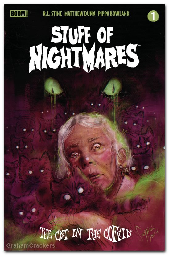 Stuff Of Nightmares The Cat In The Coffin #1 (2026) cover h vilchez foc reveal variant