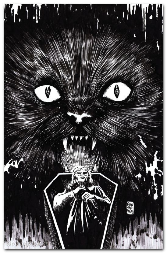 Stuff Of Nightmares The Cat In The Coffin #1 (2026) cover i francavilla virgin variant