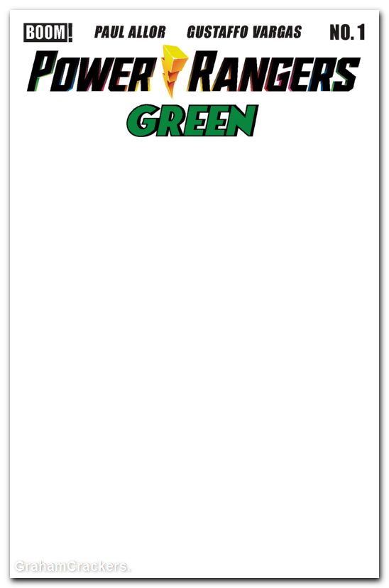 Power Rangers Green #1 (2026) cover d blank sketch variant