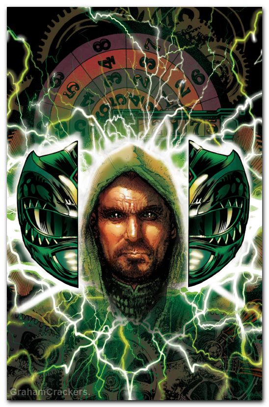Power Rangers Green #1 (2026) cover f harris foil virgin variant