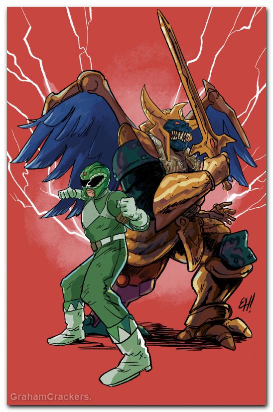 Power Rangers Green #1 (2026) cover k henderson virgin variant