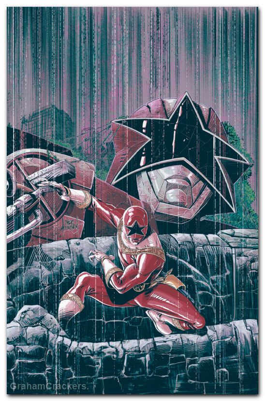 Power Rangers Green #3 (2026) cover c mooneyham tommy oliver connecting virgin variant