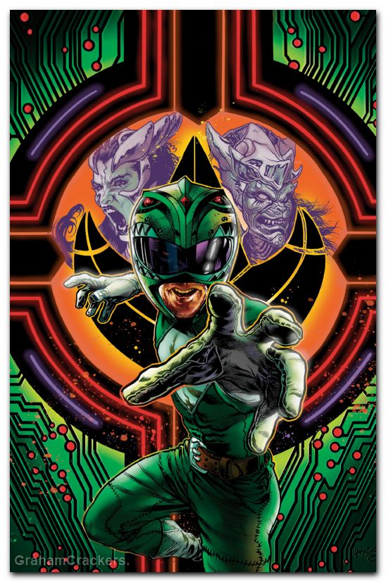 Power Rangers Green #3 (2026) cover d harris foil virgin variant
