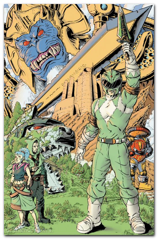 Power Rangers Green #3 (2026) cover f rasmussen virgin variant