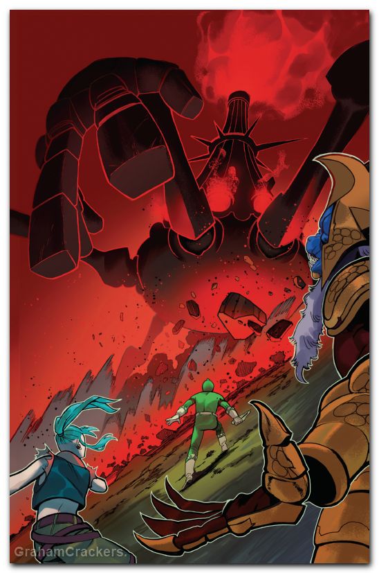 Power Rangers Green #4 (2026) cover h rivas virgin variant