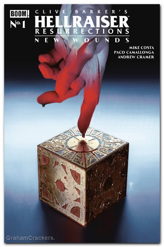 Hellraiser Resurrections New Wounds #1 (2026) cover g mercado foc reveal variant