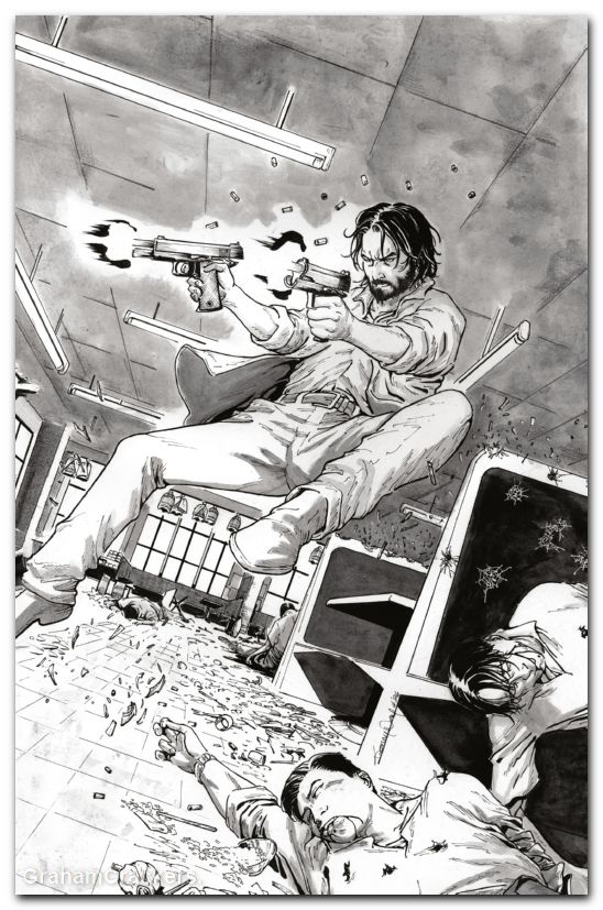 Brzrkr City Of Darkness #1 (2026) cover e wong b&w virgin variant