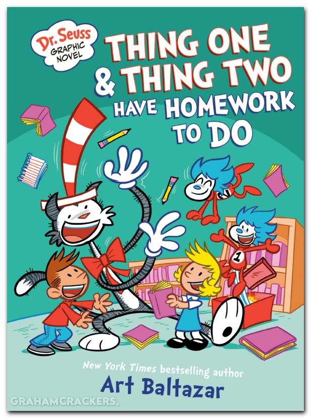 Dr Seuss Thing One And Thing Two Have Homework To Do HC #01