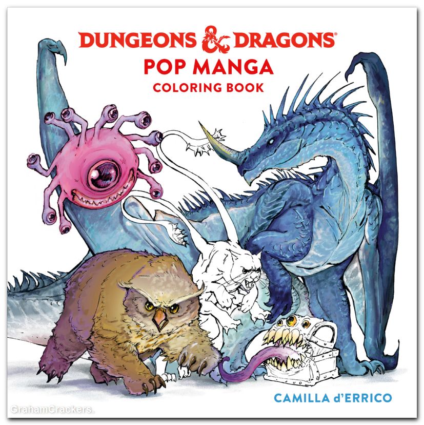 Dungeons And Dragons Pop Manga Coloring Book