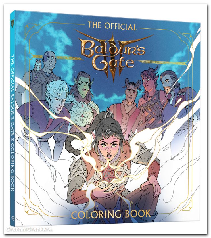 Official Baldurs Gate 3 Coloring Book